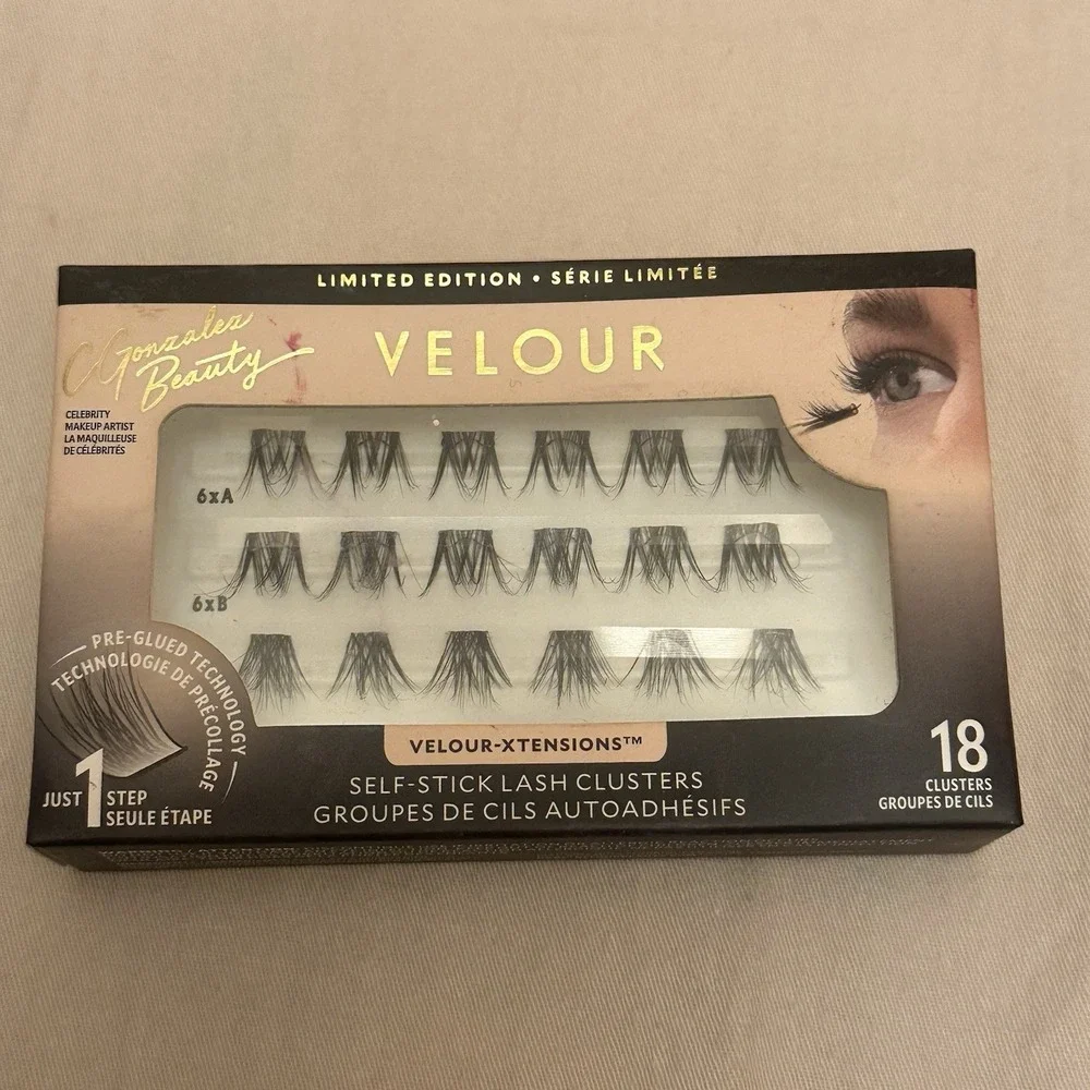 x CGonzalez Beauty Self-Stick‎ Lash Clusters, Self Adhesive Eyelashes New Sealed
